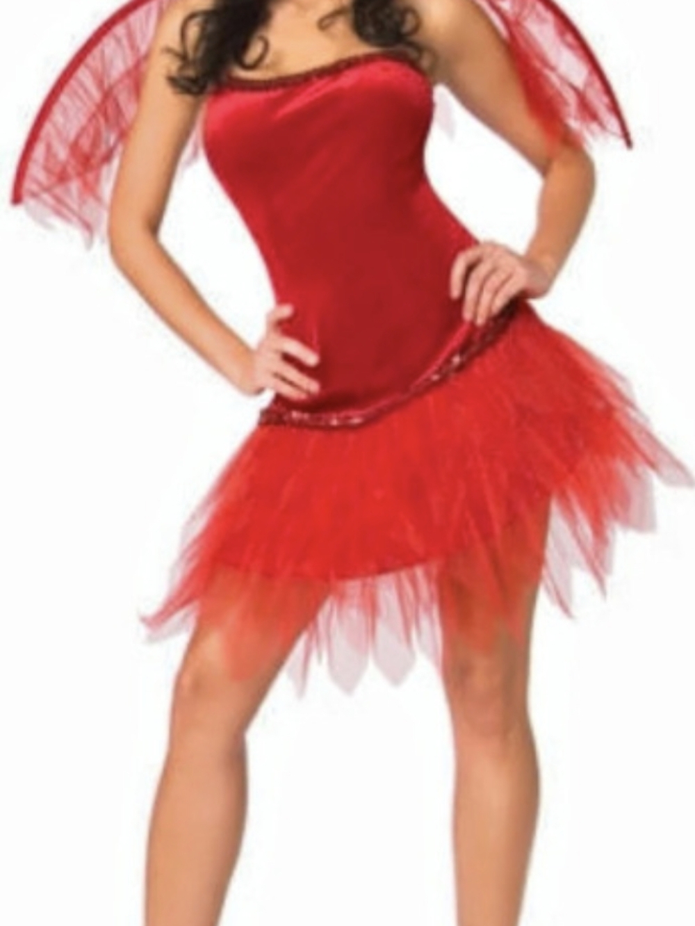 Red Devil Costume Dress Like New